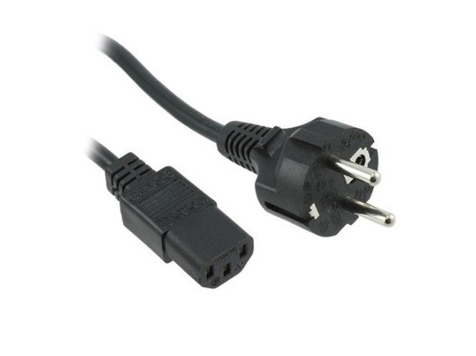3-pole IEC female power cable 1.5 meters