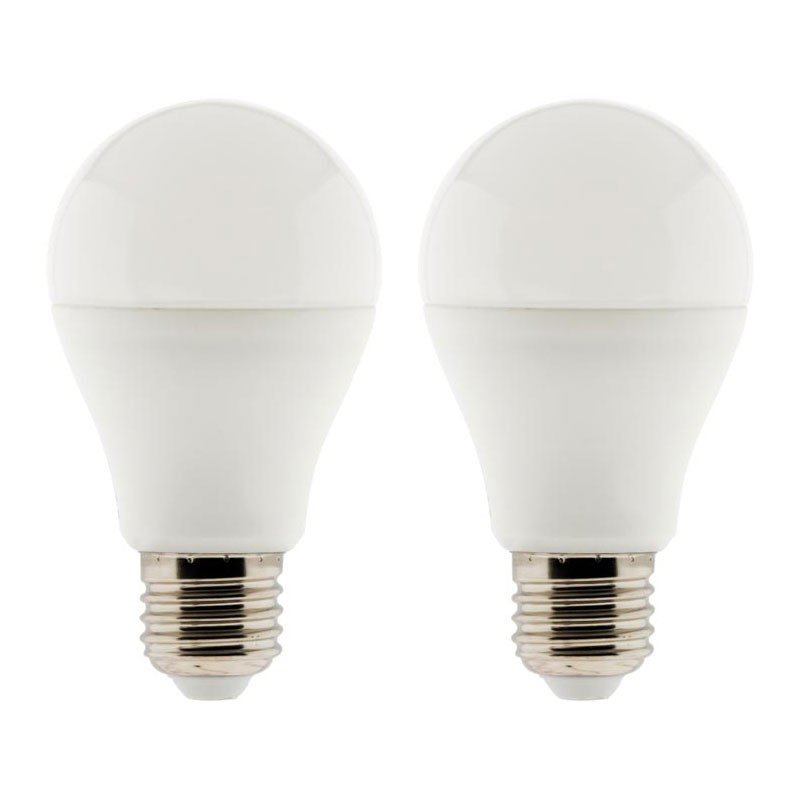 Set of 2 Spherical LED Bulbs 6W - E27 - 4000K - Elexity