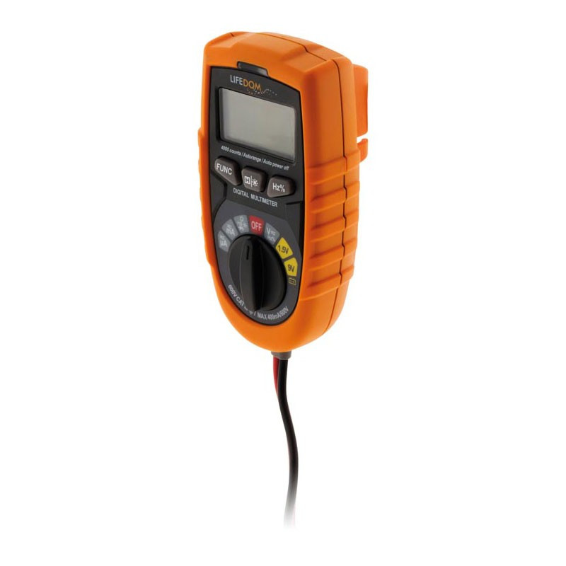 Multimetro digitale automatico con corrente e metal detector