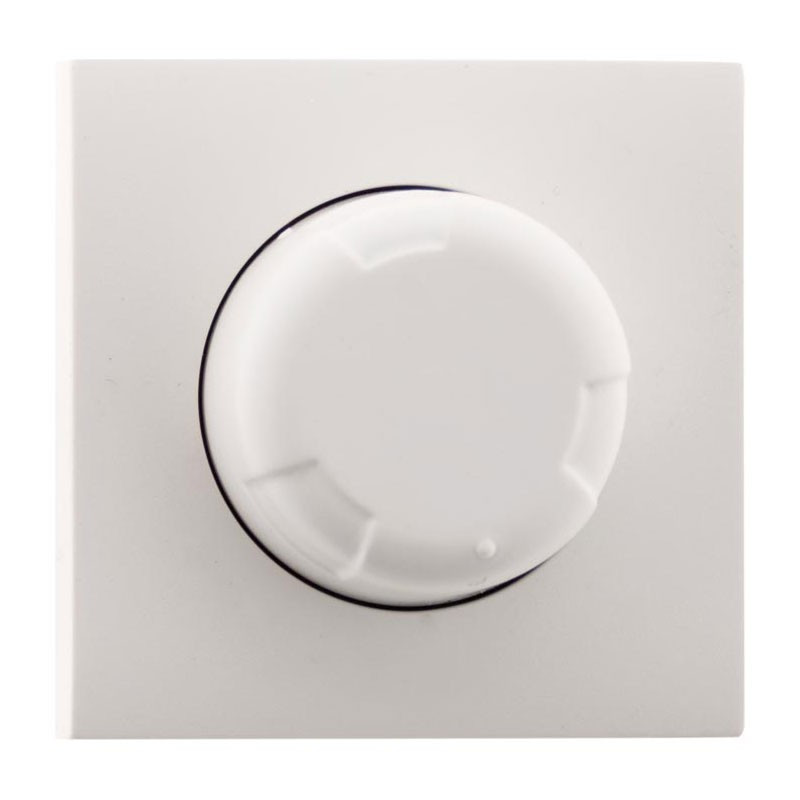 Simplea Wall Mounted Rotary Dimmer 60-300W White Matte