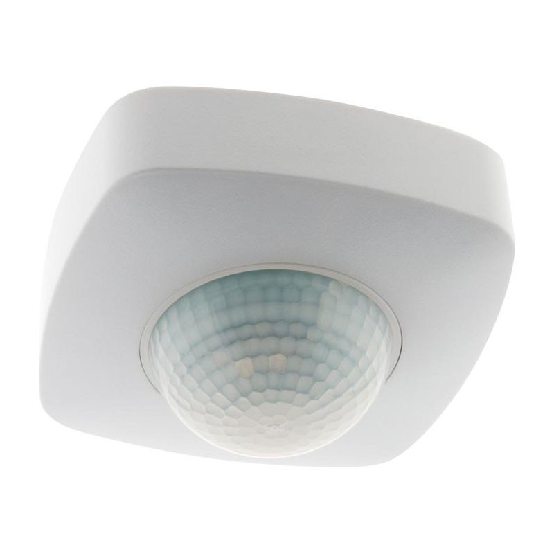 Fixed surface-mounted motion detector ceiling light - 360° - Elexity