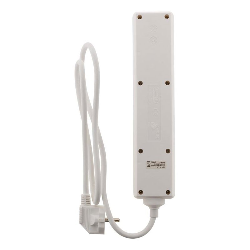 Presa 5 prese 16A - Bianco - Zenitech Presa 5 prese 16A - Bianco - Zenitech
