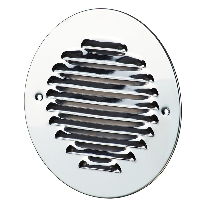 ROUND METAL SCREW-IN GRILLE DIAM 165MM + SCREEN/AXIS SCREW 140MM