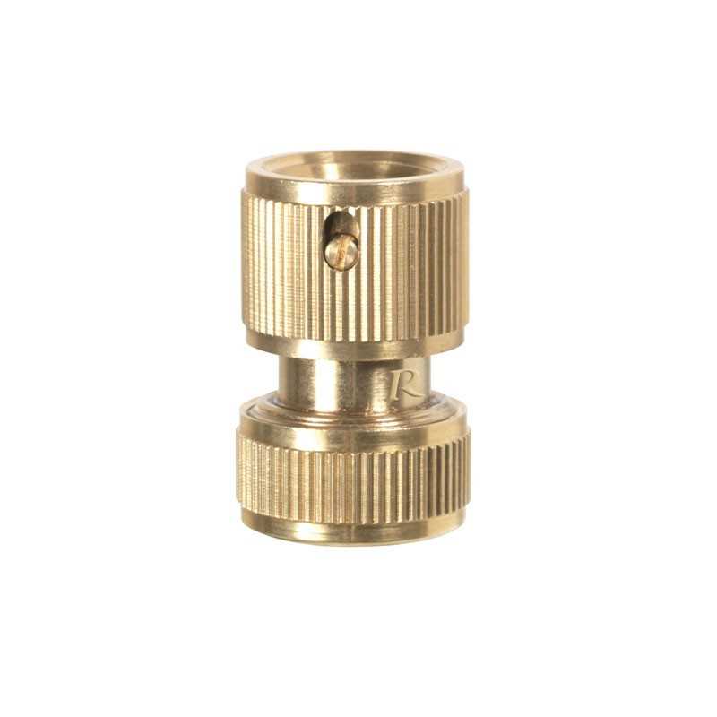 Raccord rapide Stop pour tuyau Ø15mm en laiton - Ribiland