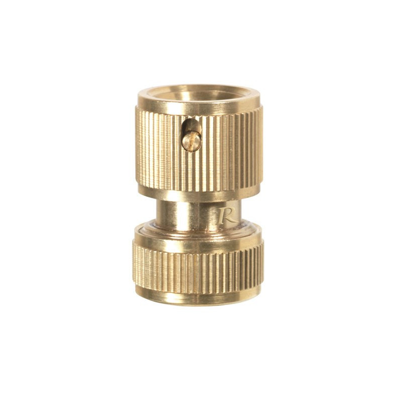 Stop quick coupling for Ø15mm brass hose - Ribiland