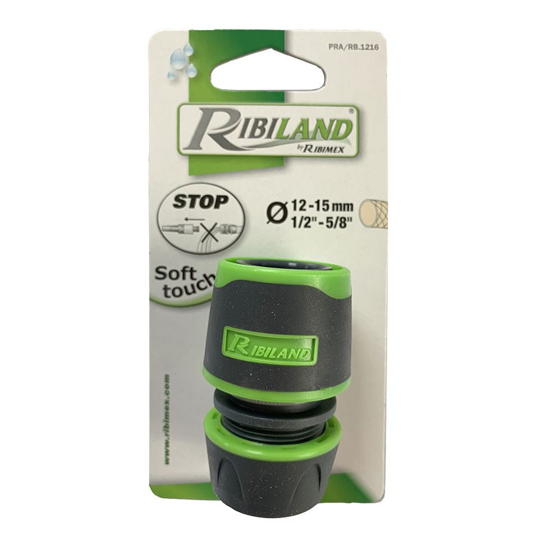 Stop quick coupling for Ø12-15mm hose - Ribiland