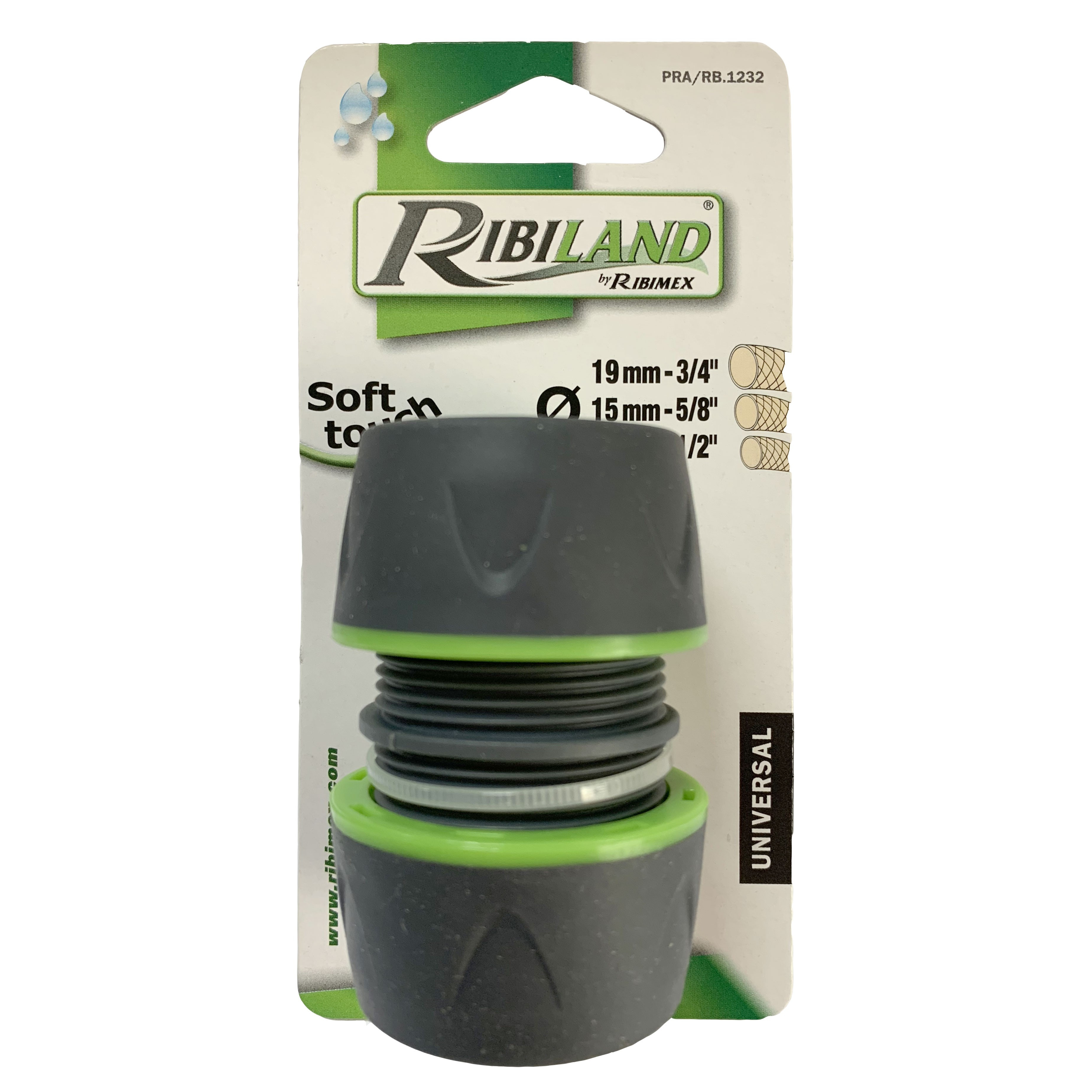 RACCORD REPARATEUR UNIVERSEL 12/15/19MM BI-MATIERE