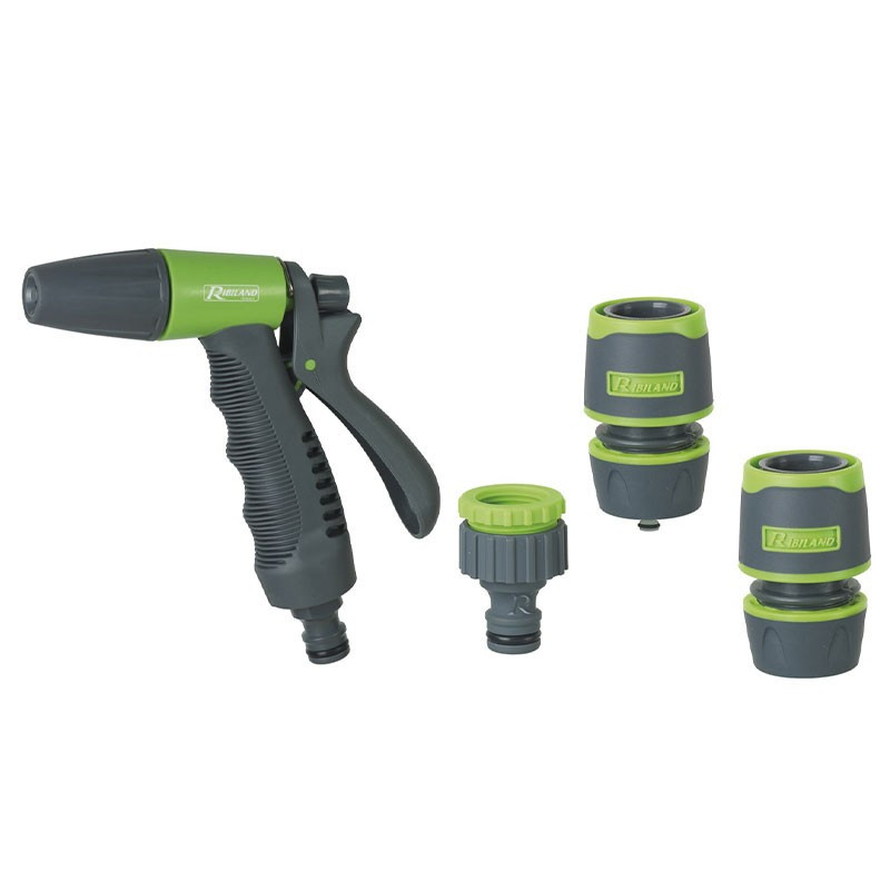 Lans + Fittingen + Kraanneus - Spuitpistool Kit Ribiland