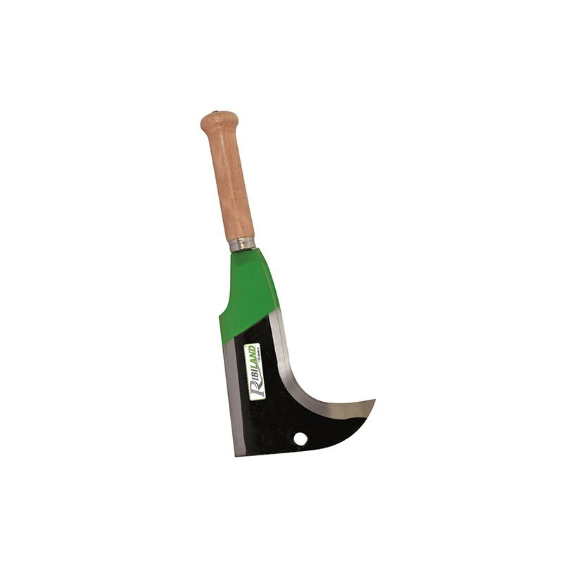 Double-edged sickle with wooden handle - Ribiland