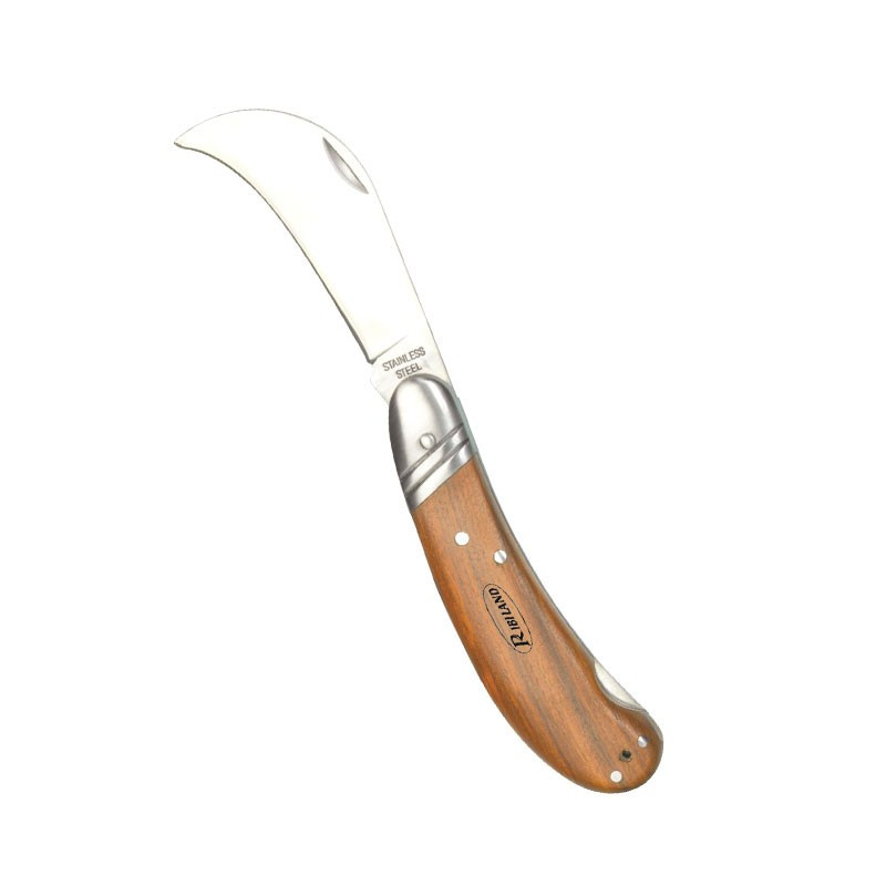 Couteau à greffer avec manche en bois - Ribiland