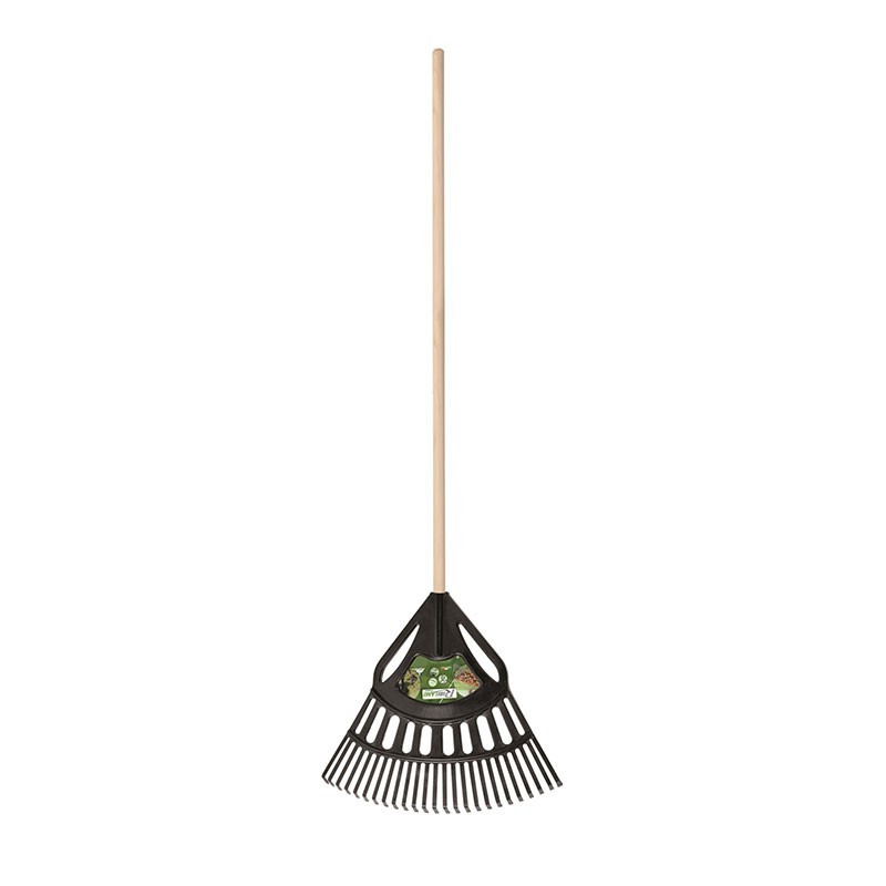 Leaf and grass broom 64 cm with wooden handle 135cm - Ribiland