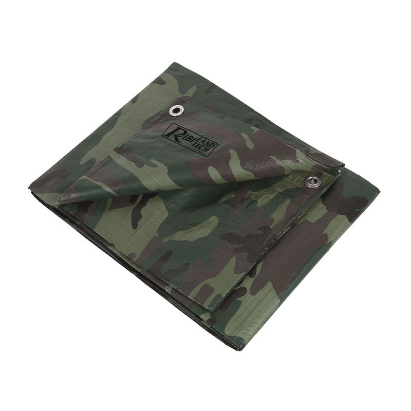 Camouflage tarpaulin 130g/m² - 5,4 x 8 m - Ribiland