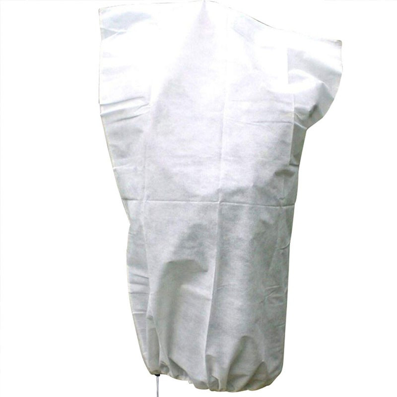 Nature - Set of 2 winter covers with tightening cord - White - 150 x 118 cm / Diameter 75 cm