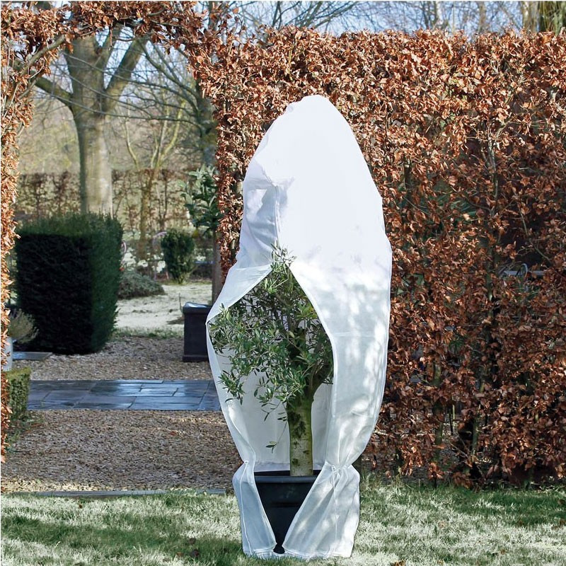 Nature - Winter cover with tightening cord - White - 300 x 393 cm - Diameter 250 cm Nature - Winter cover with tightening cord - White - 300 x 393 cm - Diameter 250 cm