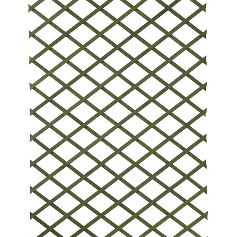 6041704 MALLA EXPANDIBLE DE MADERA DE COLOR VERDE 100X200CM