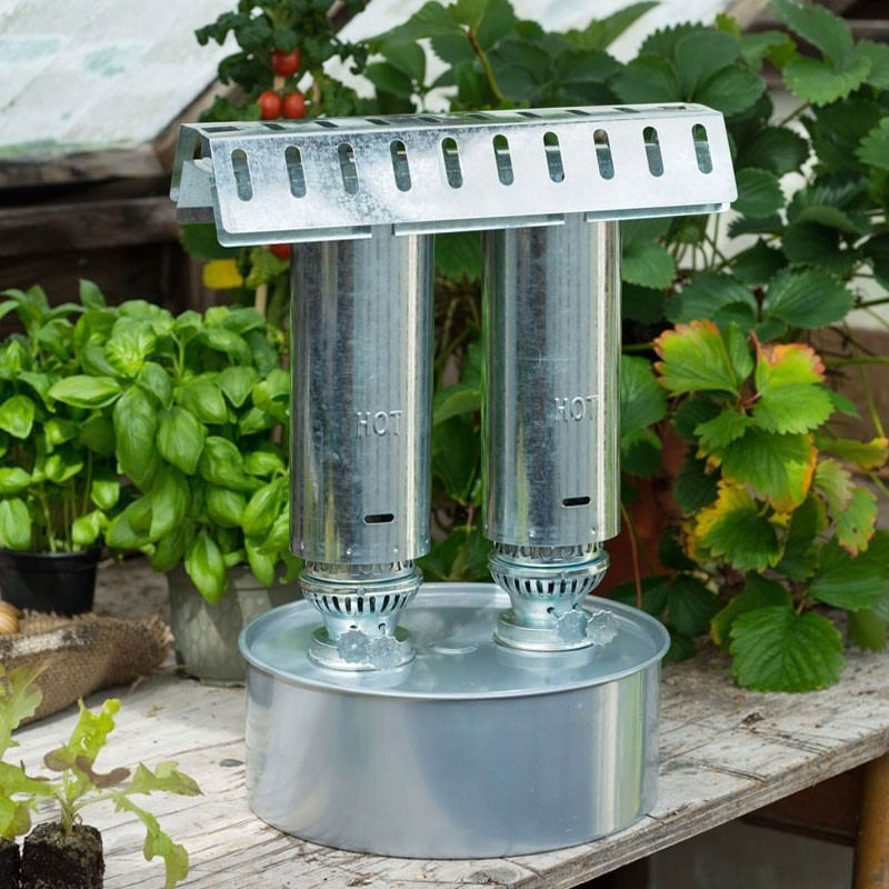 Nature - Antivries paraffine kachel - 41cm hoog - 4,5 liter - 2 branders Nature - Antivries paraffine kachel - 41cm hoog - 4,5 liter - 2 branders