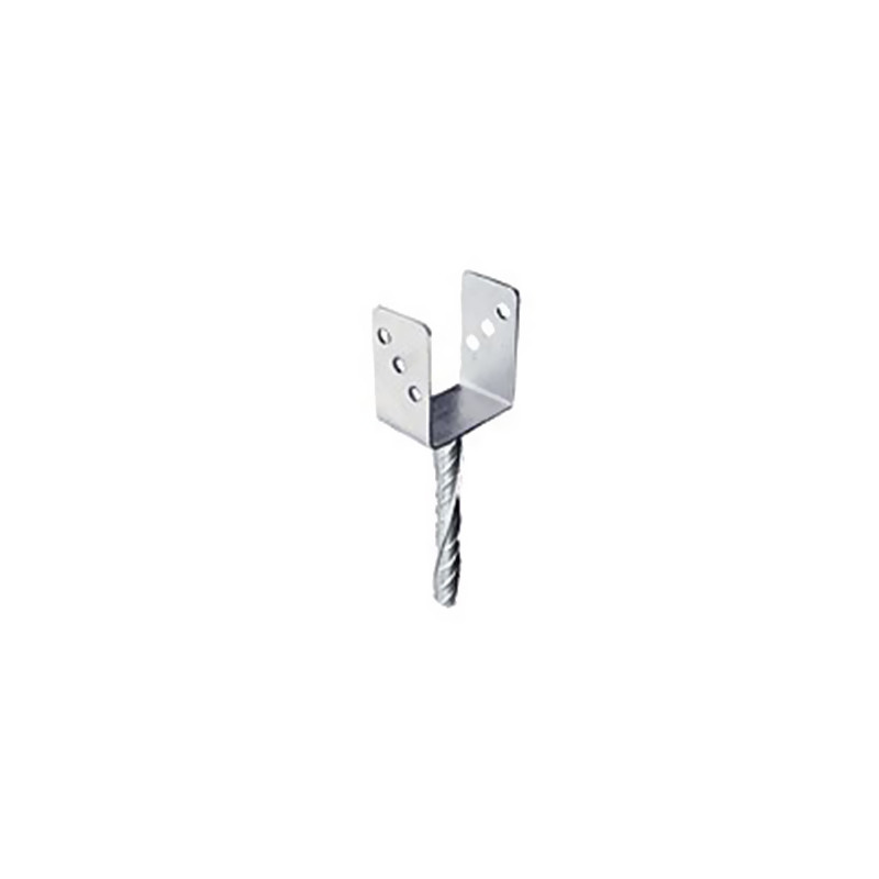 Gegalvaniseerde ankersteun 90x90x300mm - Bos-stijl
