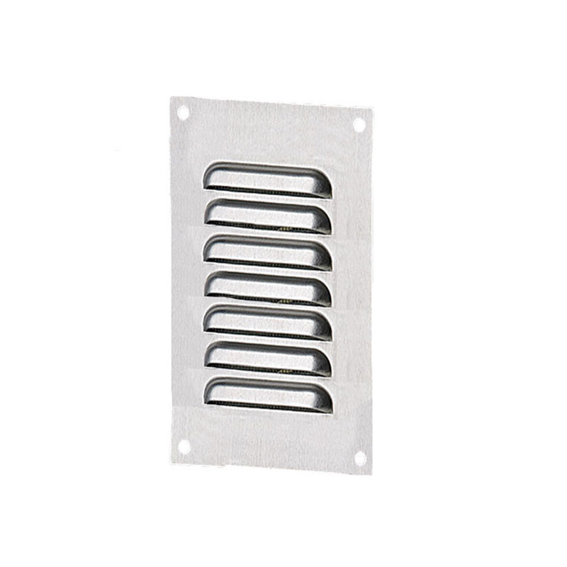 VENTILATION RECT 70X140MM GALVANIZED STEEL + SCREEN