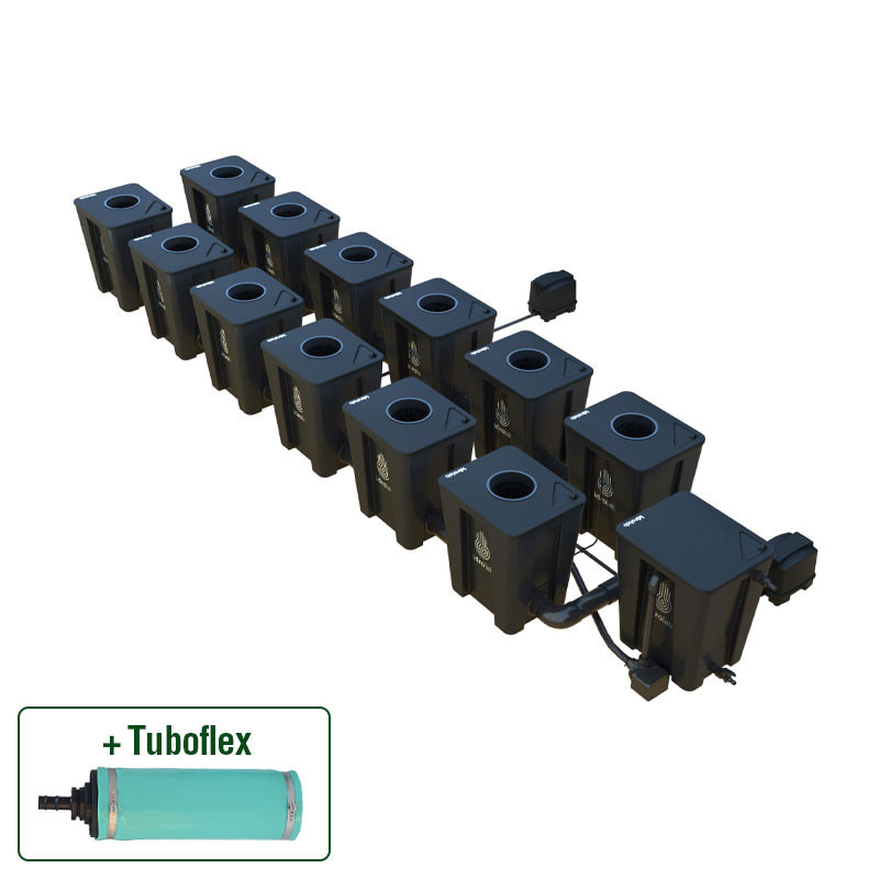 SISTEMA RDWC 2 FILE ORIGINALE 12+1 CON DIFFUSORE TUBOLEX