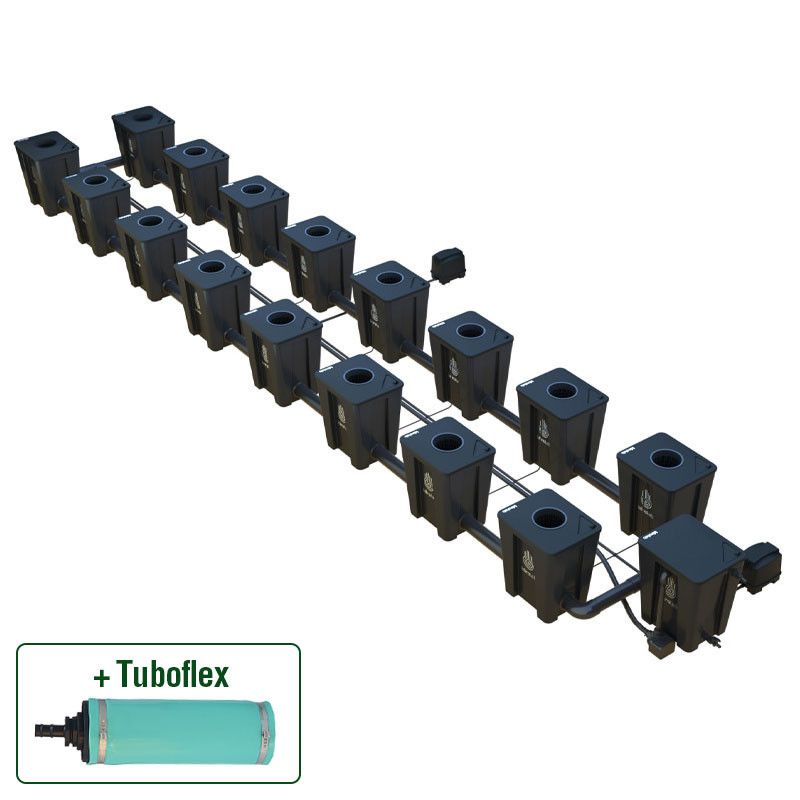 RDWC SYSTEM 2 ROWS LARGE 16+1 WITH TUBOFLEX DIFFUSER