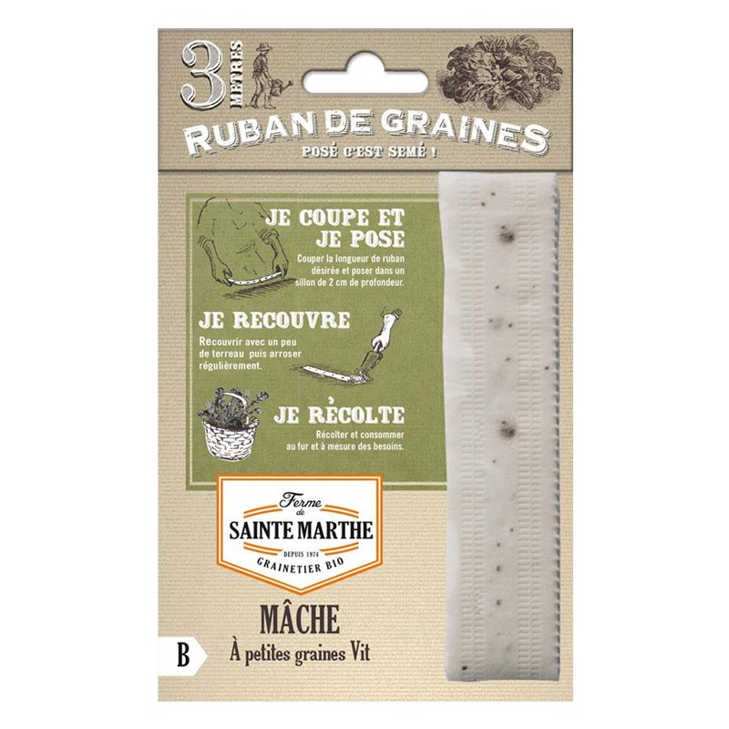 200 zaadlint Mâche Vit - La ferme Sainte Marthe
