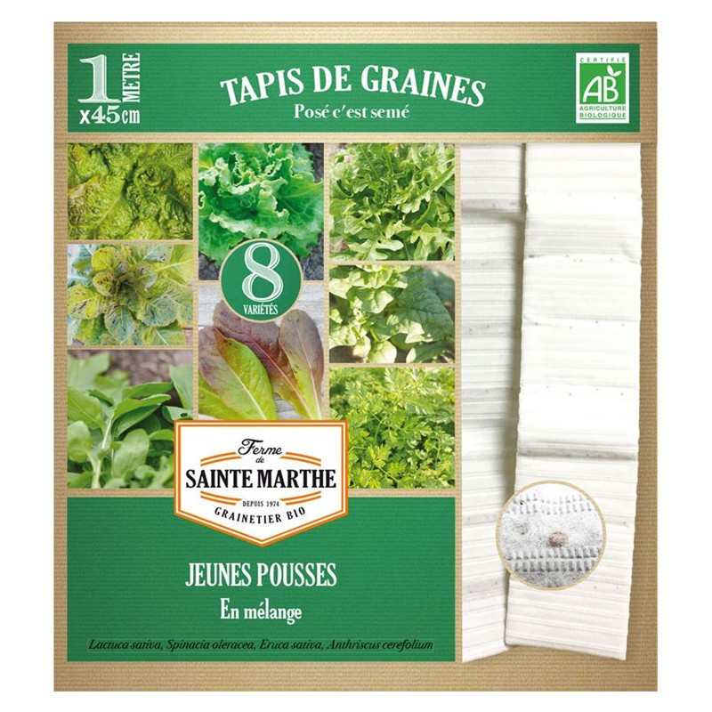 Tapis de Jeunes Pousses en mélange - La ferme Sainte Marthe