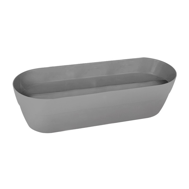 13575 G.BT CANCUN 80CM GREY CONCRETE PLANTER 76X29.5X25.9 38L