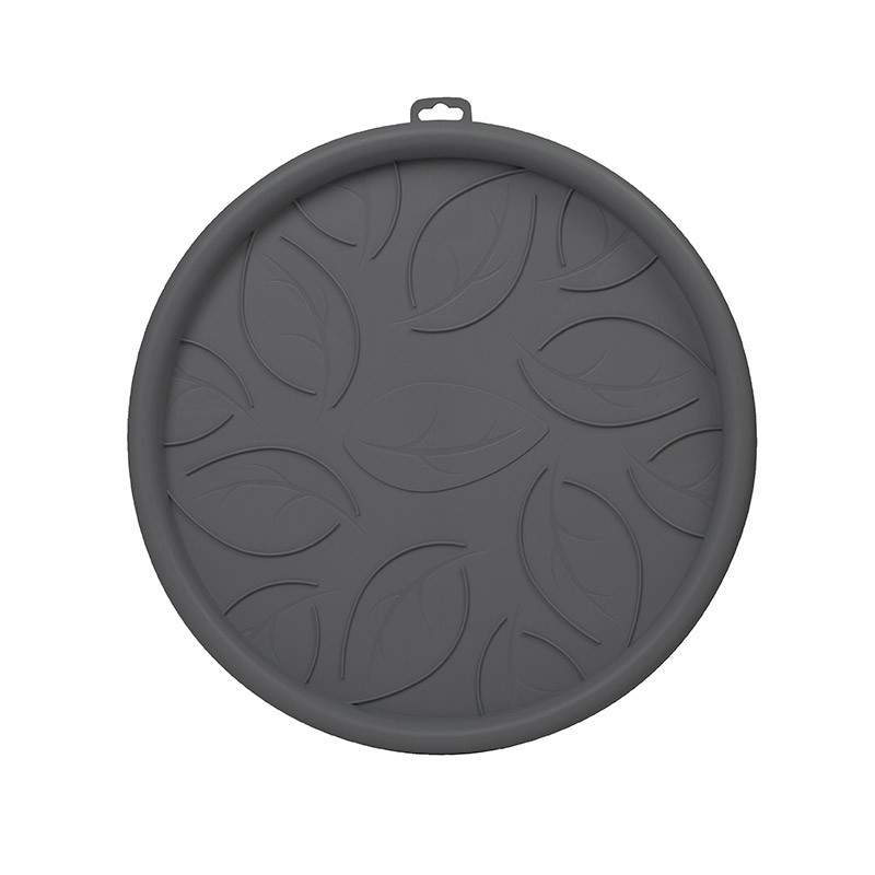 10942 G.ANT ROLLER SAUCER 35CM GREY ANT. 4RLX DIAM. 34.5X5.7CM