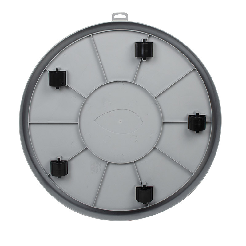 10943 G.ANT ROLLER SAUCER 45CM GREY ANT. 5RLX DIAM. 45X5.7CM 10943 G.ANT ROLLER SAUCER 45CM GREY ANT. 5RLX DIAM. 45X5.7CM