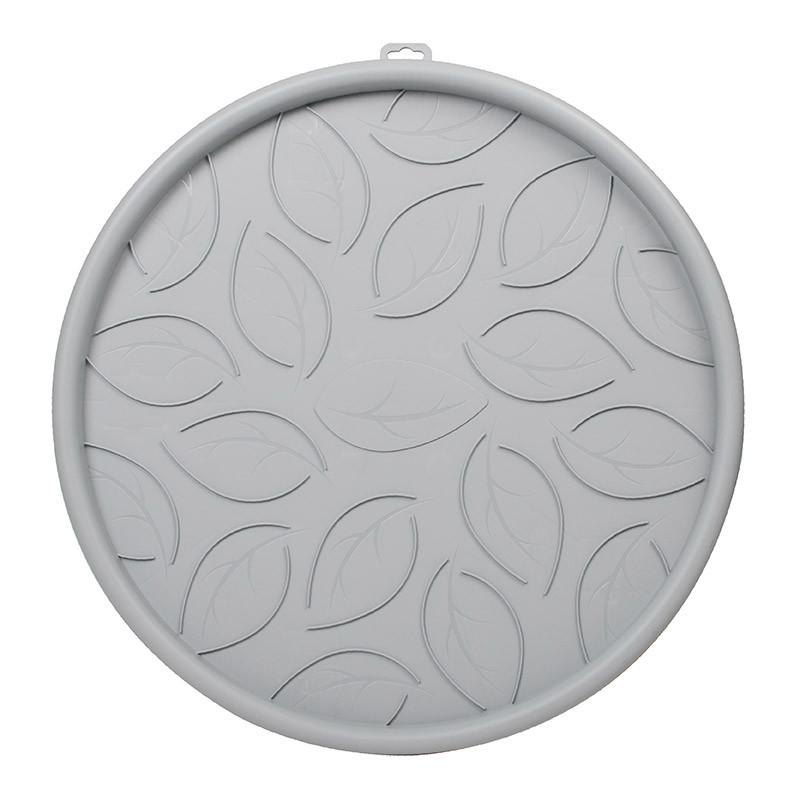 10943 G.BT PIATTINO A RULLO 45CM CEMENTO GRIGIO 5RLX DIAM. 45X5.7CM