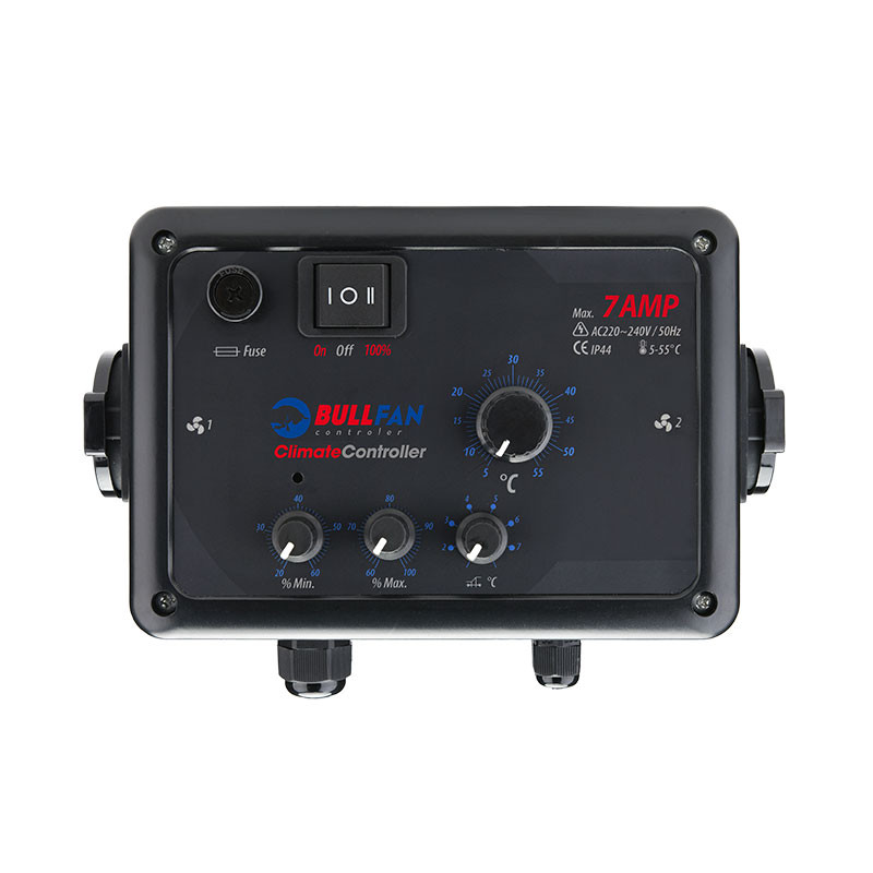 Contrôleur de climat Climtate Controller 2 prise 7 AMP - BullFan Contrôleur de climat Climtate Controller 2 prise 7 AMP - BullFan