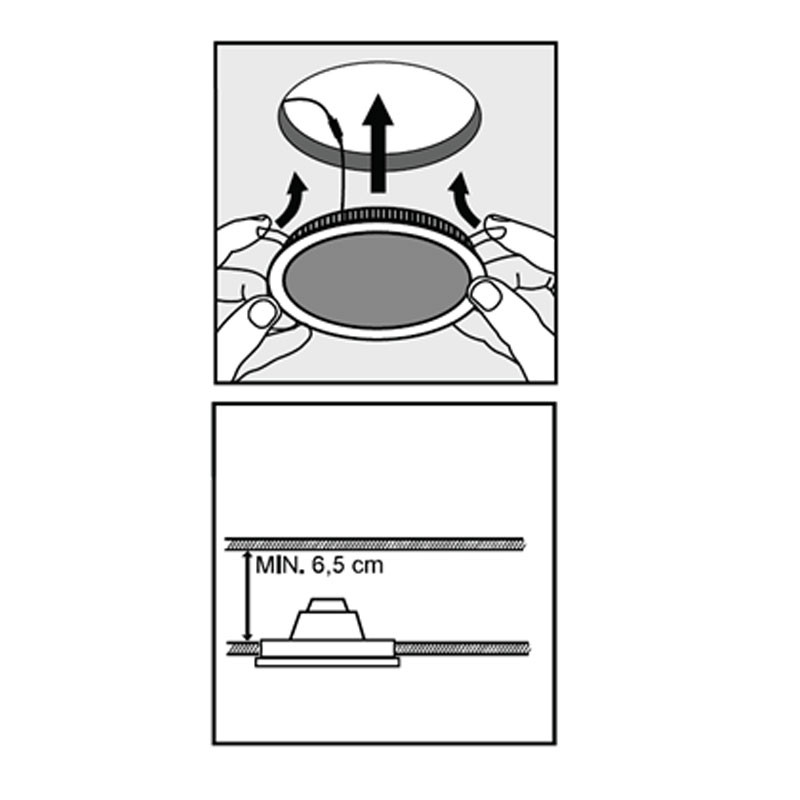 Led deckenleuchte- 5W - 6500K° - SMD Downlight - Advanced Star Led deckenleuchte- 5W - 6500K° - SMD Downlight - Advanced Star