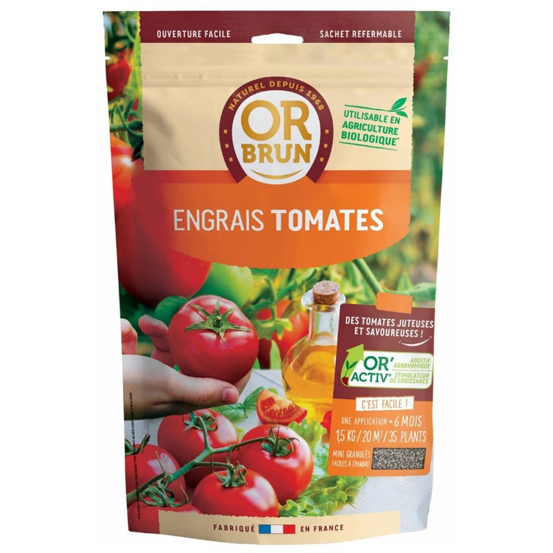 Fertilizante para los Tomates De 1,5 Kg de Oro - Marrón