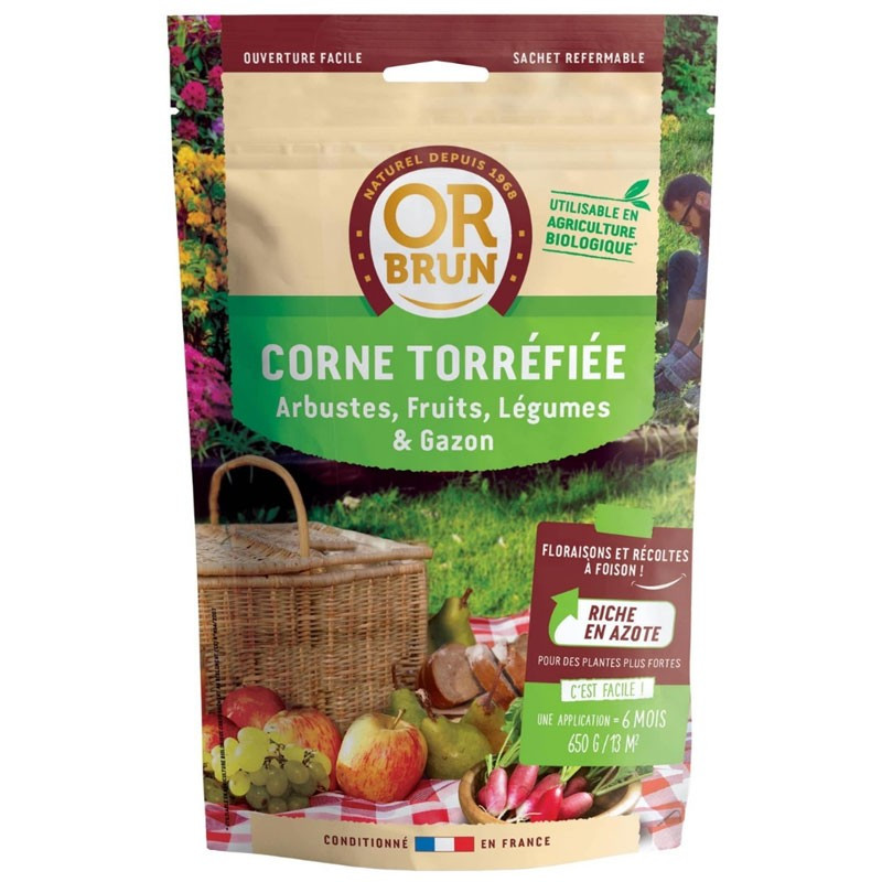 Corne torrefiée 650g - Or Brun
