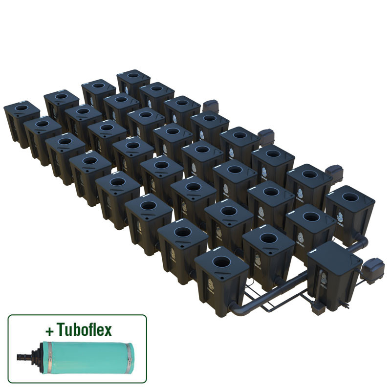 SISTEMA RDWC 4 FILE ORIGINALE 32+1 CON DIFFUSORE TUBOFLEX