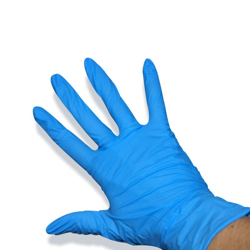 BTE DE 100 GANTS NITRILE NOIR T. MOYEN