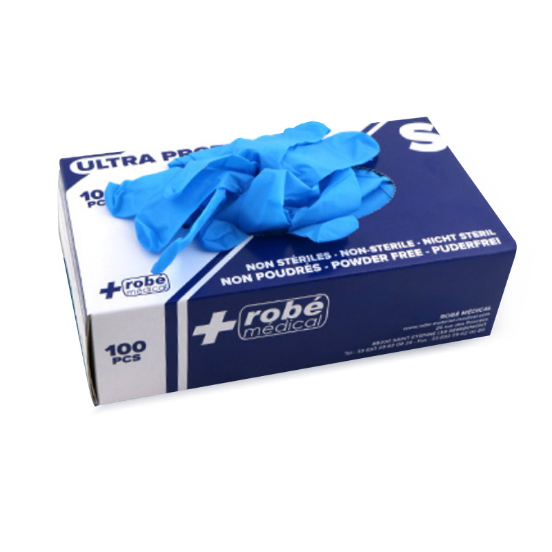 BTE DE 100 GANTS NITRILE NOIR T. MOYEN BTE DE 100 GANTS NITRILE NOIR T. MOYEN