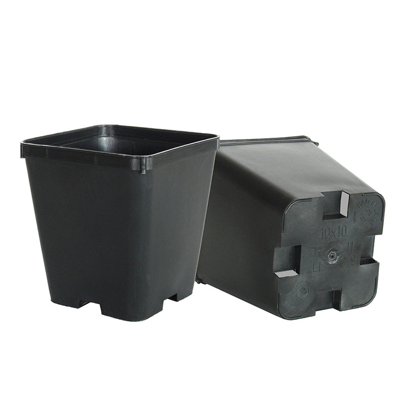 Pots de culture en plastique carré 7 cm - 20 pièces