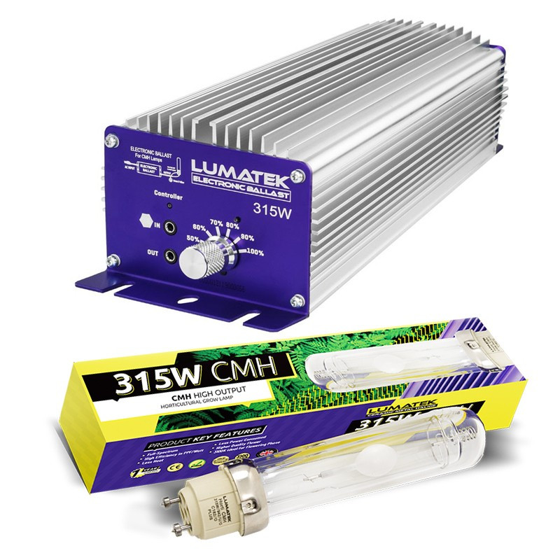 Kit CMH 315W Contrôlable - Ballast + Lampe de 4200K - Lumatek