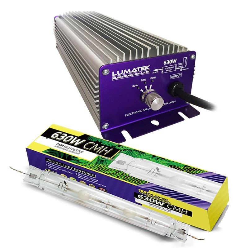 Kit CMH 630W Contrôlable Double Ended - Ballast + Lampe de 4200K - Lumatek