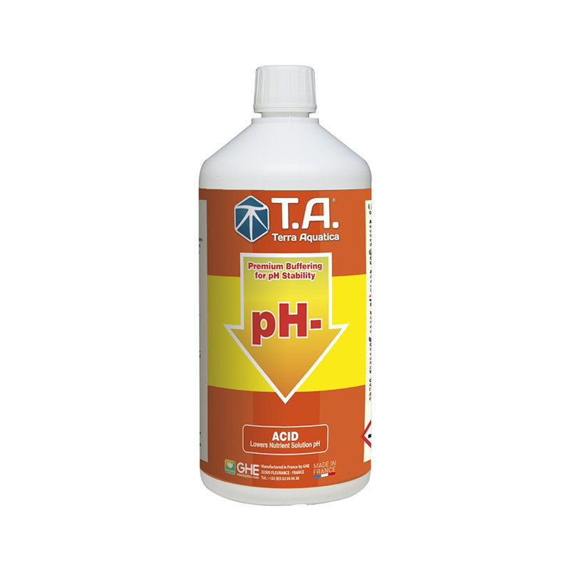 PH Down - Lowers the ph of the water - 500ml - Terra Aquatica GHE