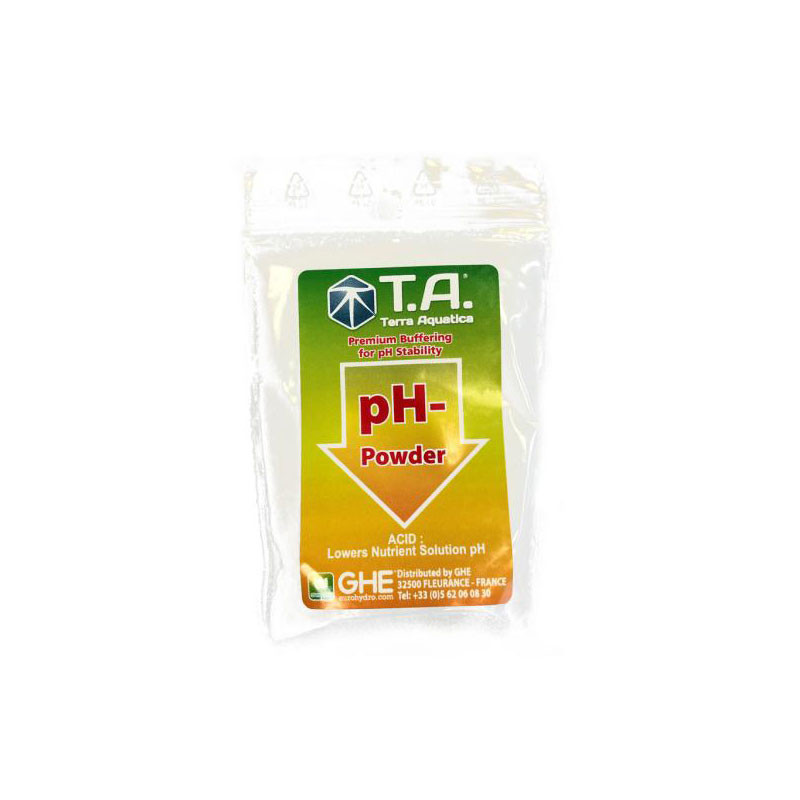 PH Dry Down - Lowers the pH of the water - 25G - Terra Aquatica GHE