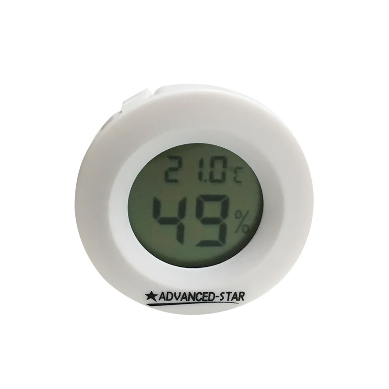THERMOHYGROMETRE DIGITAL BLANC 45MM ADVANCED STAR