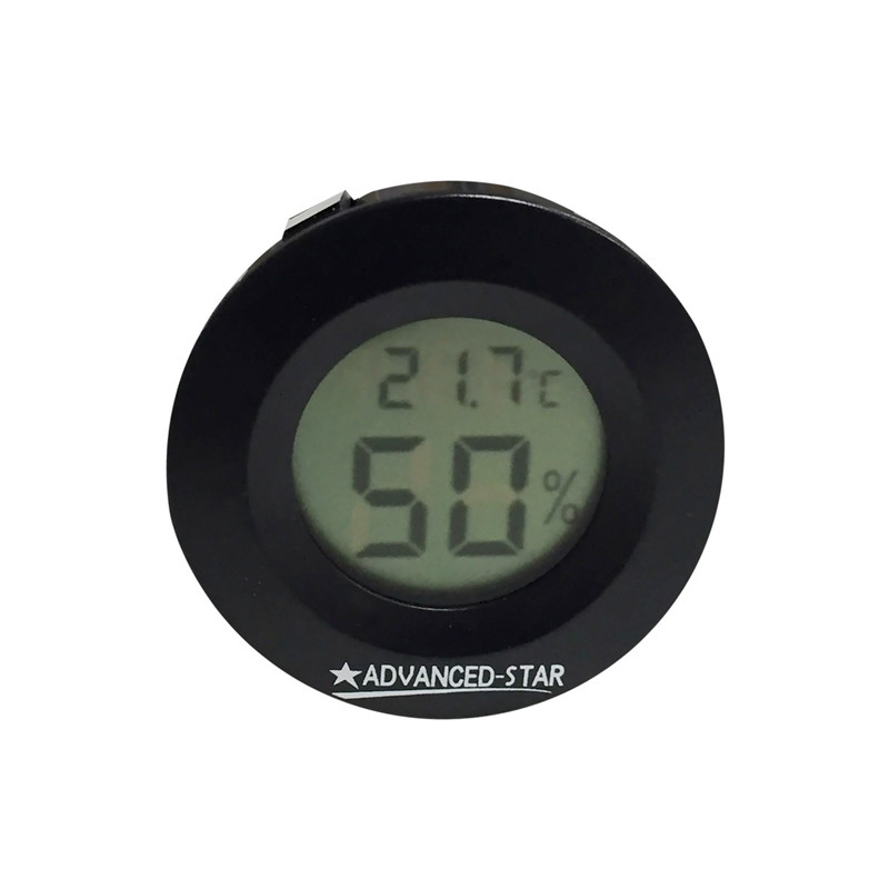 THERMOHYGROMETRE DIGITAL NOIR 45MM ADVANCED STAR