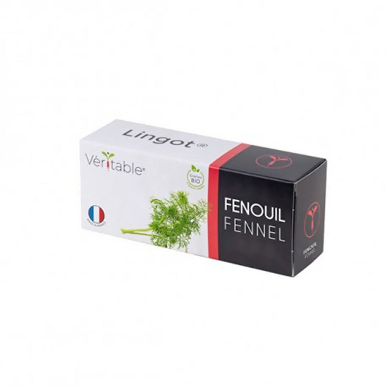 Seeds in refill ready to use - Lingot Fennel Organic - Genuine