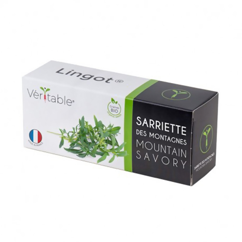 Graines en recharge prête à l'emploi - Lingot Sarriette des Montagnes Bio - Véritable