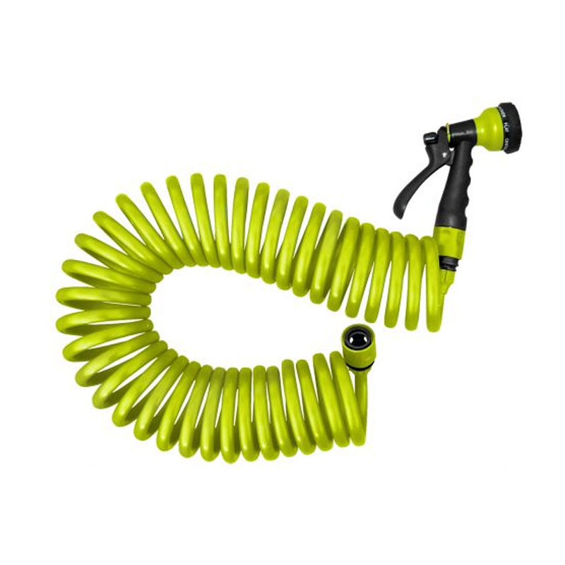 Pistolet serpentin - DT84 - Eva 15M - 10mm - 2 raccords - Vert anis - Jardibric