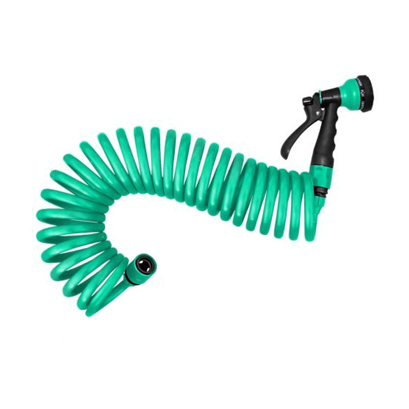 PISTOLET SERPENTIN EVA 10M D.10MM + 2 RACCORDS TURQUOISE DP80