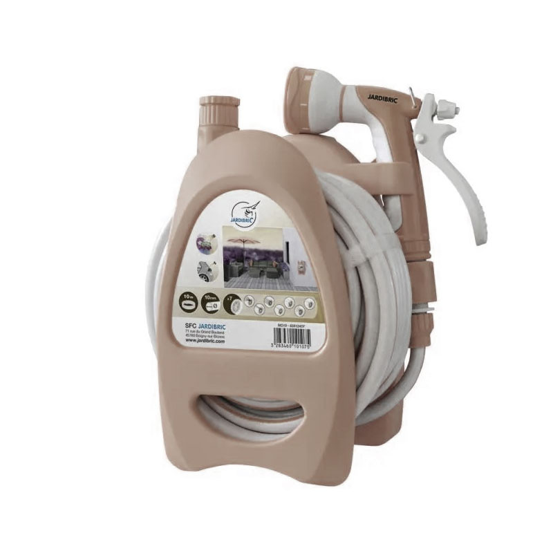 MINI BOBINA PORTATILE O A PARETE 10M D.10MM TAUPE MD19