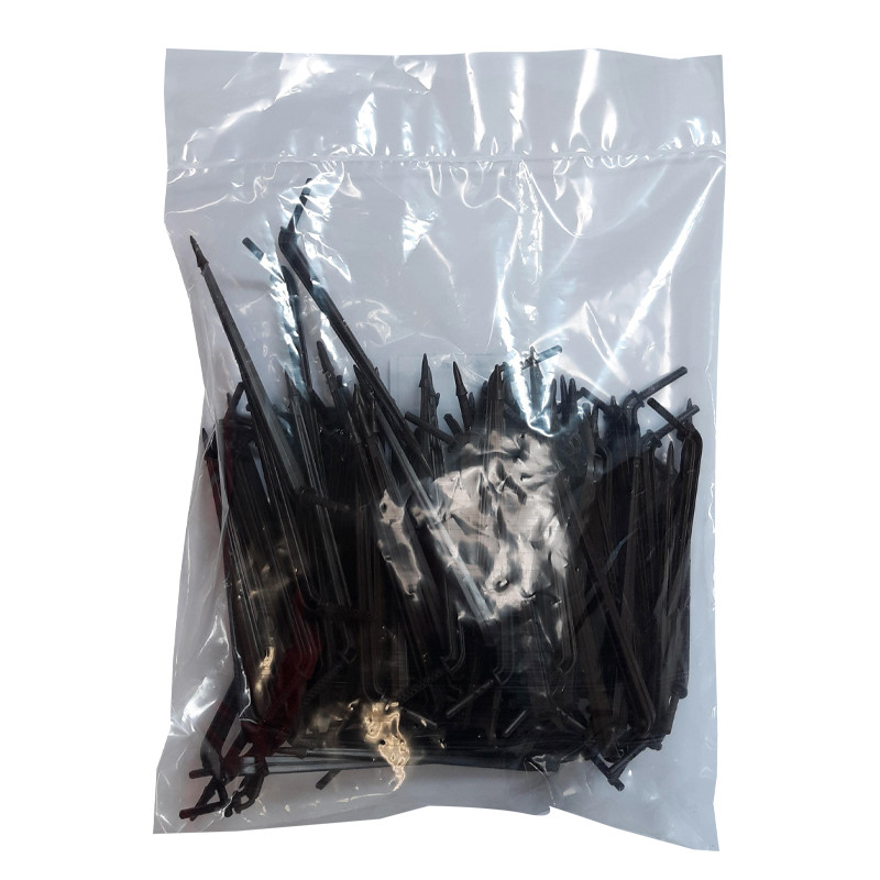 Druppelpalen - X100 - 5mm - 4L/H - Bruin - Platinium Druppelpalen - X100 - 5mm - 4L/H - Bruin - Platinium